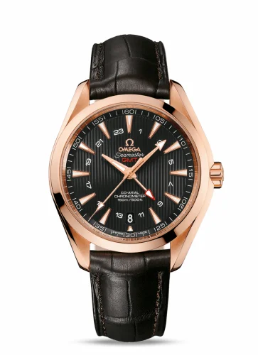 Omega Seamaster Aqua Terra 150M Co-Axial 43 GMT Red Gold / Grey 231.53.43.22.06.002 (23153432206002)